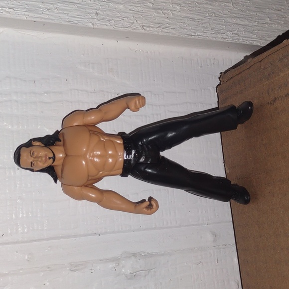 2005 WWE Matt Hardy Action Figure Jakks Pacific Black Pants - Picture 4 of 8